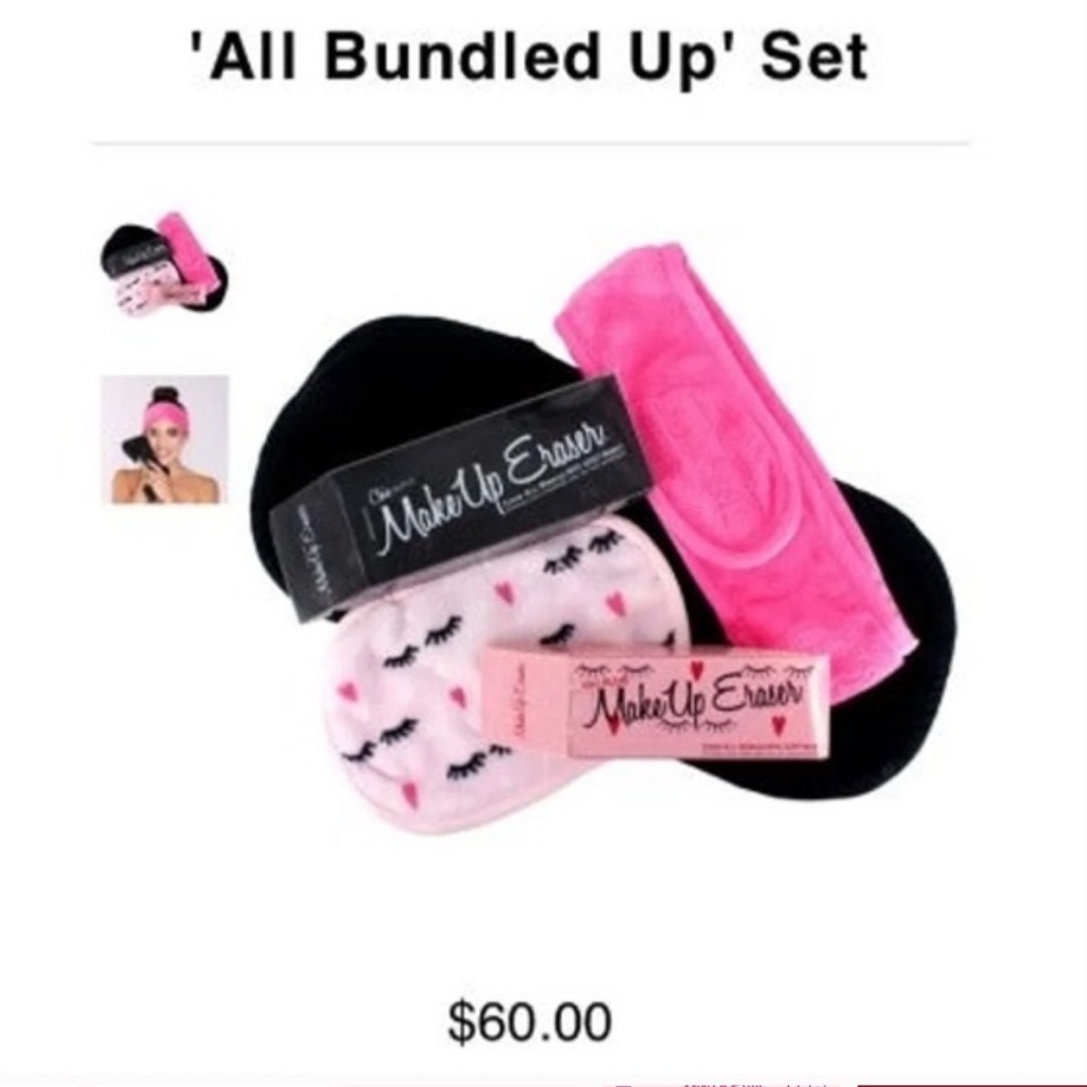New!!The Original' Makeup Eraser w/ mini & headband